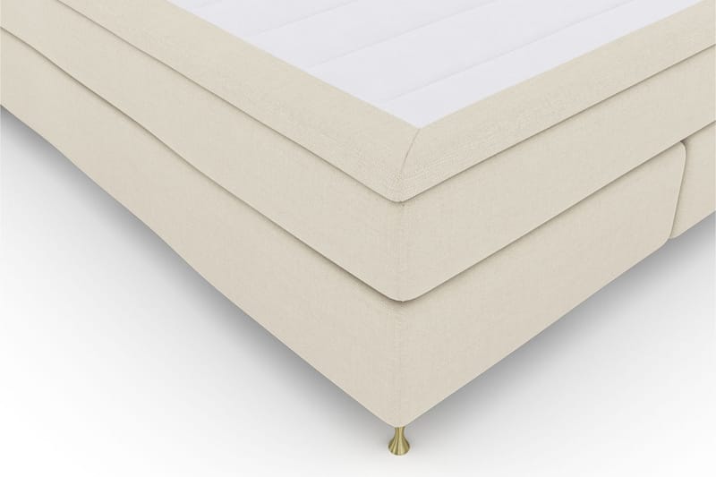 Select No 4 Komplet Sengepakke 160x200 Fast/Medium - Beige/Guld - Møbler - Senge - Komplet sengepakke