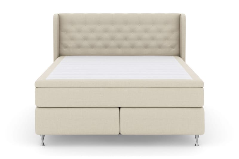 Select No 4 Komplet Sengepakke 160x200 Fast/Medium - Beige/Sølv - Møbler - Senge - Komplet sengepakke