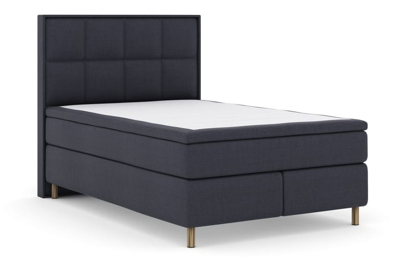 Select No 4 Komplet Sengepakke 160x200 Fast/Medium - Blå/Metal - Møbler - Senge - Komplet sengepakke