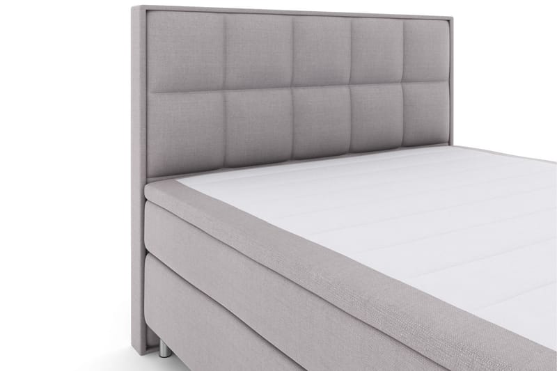 Select No 4 Komplet Sengepakke 160x200 Fast/Medium - Lysegrå/Metal - Møbler - Senge - Komplet sengepakke