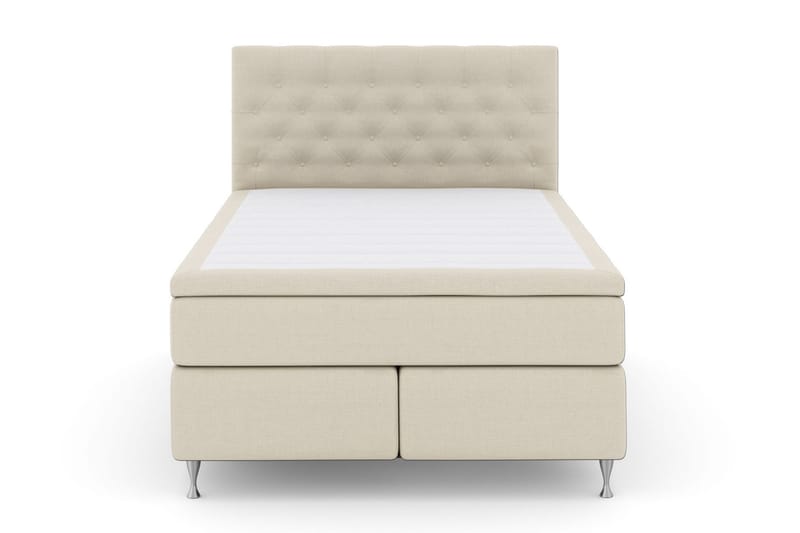 Select No 4 Komplet Sengepakke 160x200 Medium - Beige/Sølv - Møbler - Senge - Komplet sengepakke