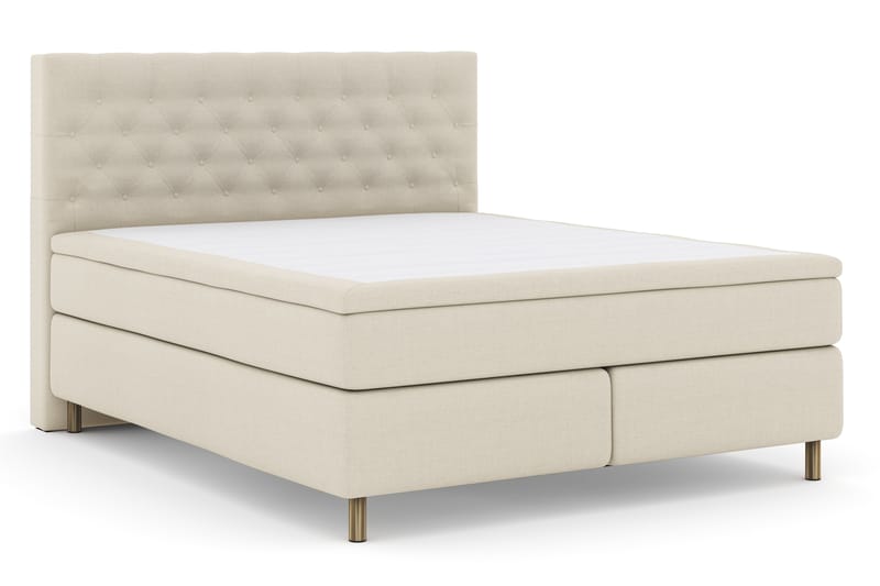 Select No 4 Komplet Sengepakke 180x200 Fast - Beige/Kobber - Møbler - Senge - Komplet sengepakke