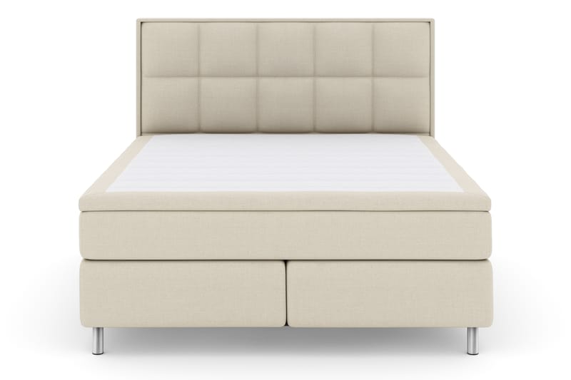 Select No 4 Komplet Sengepakke 180x200 Fast - Beige/Metal - Møbler - Senge - Komplet sengepakke