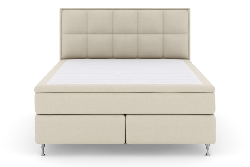 Select No 4 Komplet Sengepakke 180x200 Fast - Beige/Sølv - Møbler - Senge - Komplet sengepakke