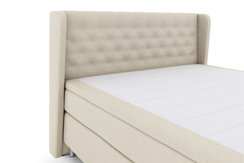 Select No 4 Komplet Sengepakke 180x200 Fast/Medium - Beige/Metal - Møbler - Senge - Komplet sengepakke