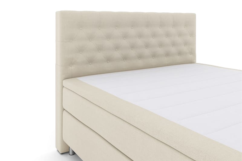 Select No 4 Komplet Sengepakke 180x200 Fast/Medium - Beige/Metal - Møbler - Senge - Komplet sengepakke