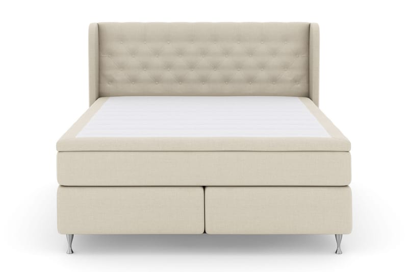 Select No 4 Komplet Sengepakke 180x200 Fast/Medium - Beige/Sølv - Møbler - Senge - Komplet sengepakke