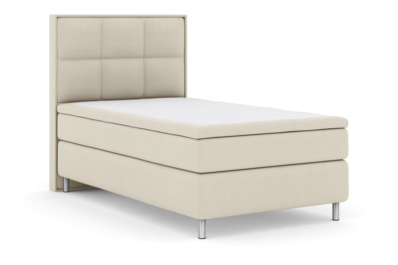 Select No 5 Komplet Sengepakke 120x200 Fast Latex - Beige/Metal - Møbler - Senge - Komplet sengepakke