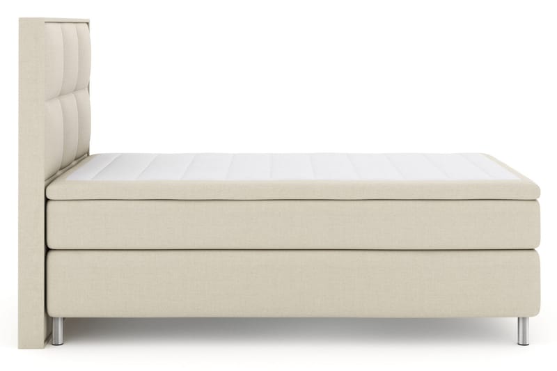 Select No 5 Komplet Sengepakke 120x200 Fast Latex - Beige/Metal - Møbler - Senge - Komplet sengepakke