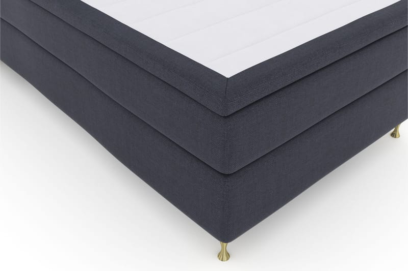 Select No 5 Komplet Sengepakke 120x200 Fast Latex - Blå/Guld - Møbler - Senge - Komplet sengepakke