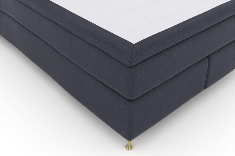 Select No 5 Komplet Sengepakke 140x200 Fast Latex - Blå/Guld - Møbler - Senge - Komplet sengepakke