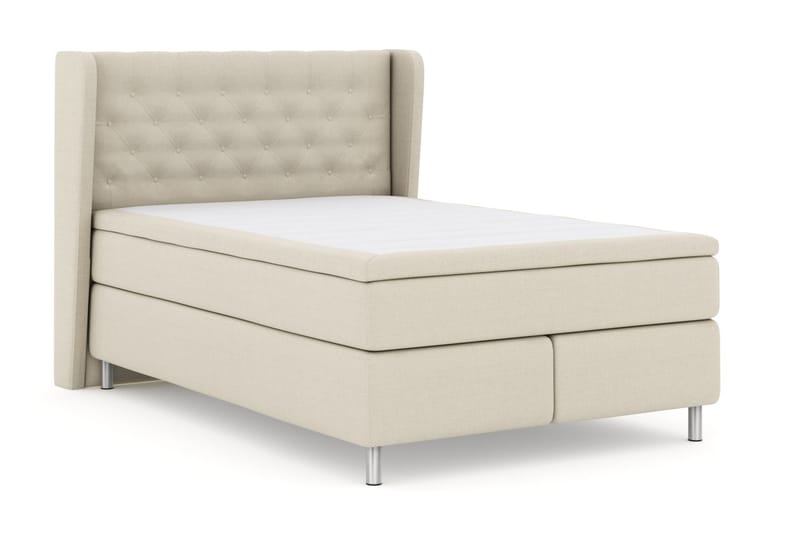 Select No 5 Komplet Sengepakke 160x200 Fast Latex - Beige/Metal - Møbler - Senge - Komplet sengepakke