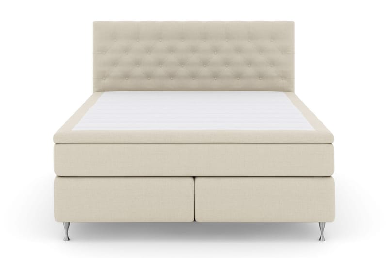 Select No 5 Komplet Sengepakke 210x210 Fast/Medium Latex - Beige/Sølv - Møbler - Senge - Komplet sengepakke