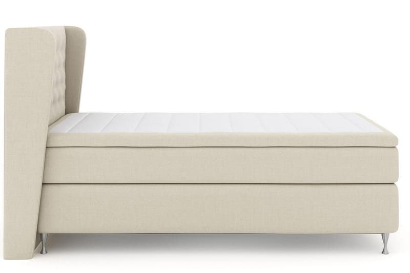 Select No 6 Komplet Sengepakke 120x200 Fast Memory/Pocket - Beige/Sølv - Møbler - Senge - Komplet sengepakke