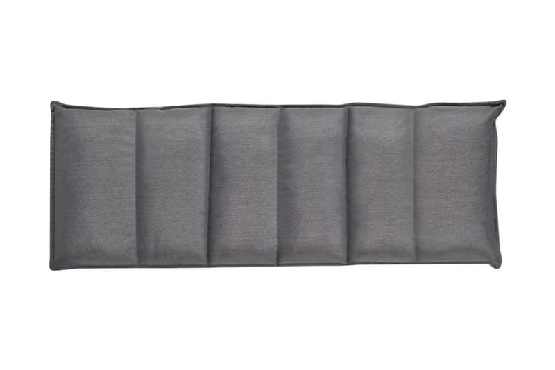 Foldbar Loungemadras Til Gulv 50 X 130 Cm Stof Grå - Grå - Møbler - Senge - Madrasser - Skummadras