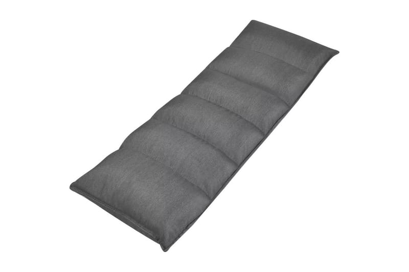 Foldbar Loungemadras Til Gulv 50 X 130 Cm Stof Grå - Grå - Møbler - Senge - Madrasser - Skummadras