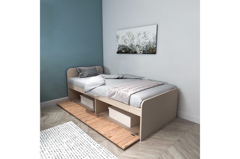 Newra Sengestel 91x194 cm - Beige - Møbler - Senge - Sengeramme & sengestel