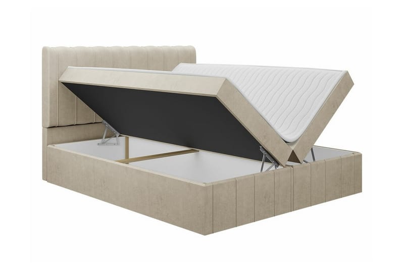 Bandon Sengeramme 140x200 cm - Beige - Møbler - Senge - Sengeramme & sengestel