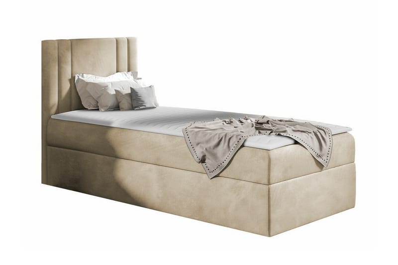 Betvallen Sengeramme 100x200 cm - Beige - Møbler - Senge - Sengeramme & sengestel