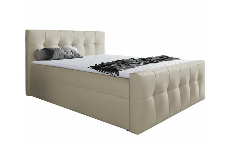 Boisdale Sengeramme 140x200 cm - Beige - Møbler - Senge - Sengeramme & sengestel