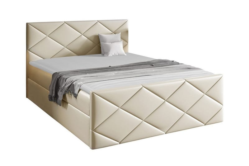 Boisdale Sengeramme 160x200 cm - Beige - Sengeramme & sengestel