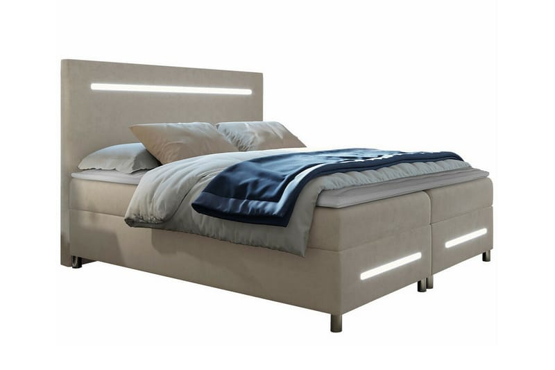 Boisdale Sengeramme 180x200 cm - Beige - Møbler - Senge - Sengeramme & sengestel