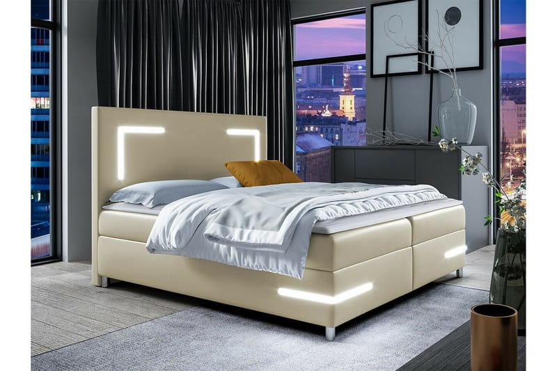 Boisdale Sengeramme 180x200 cm - Beige - Møbler - Senge - Sengeramme & sengestel