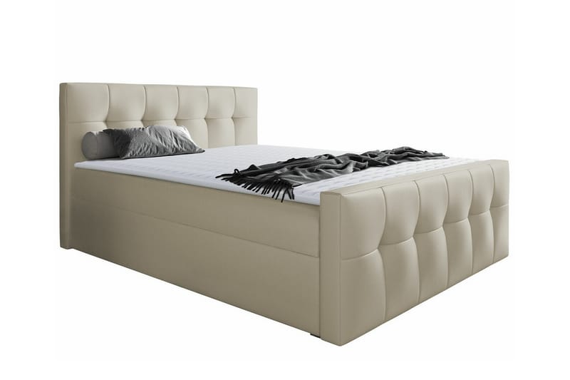 Boisdale Sengeramme 200x200 cm - Beige - Møbler - Senge - Sengeramme & sengestel