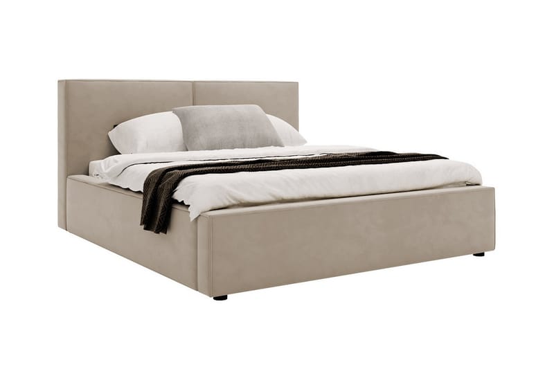 Knocklong Sengeramme 140x200 cm - Beige - Sengeramme & sengestel