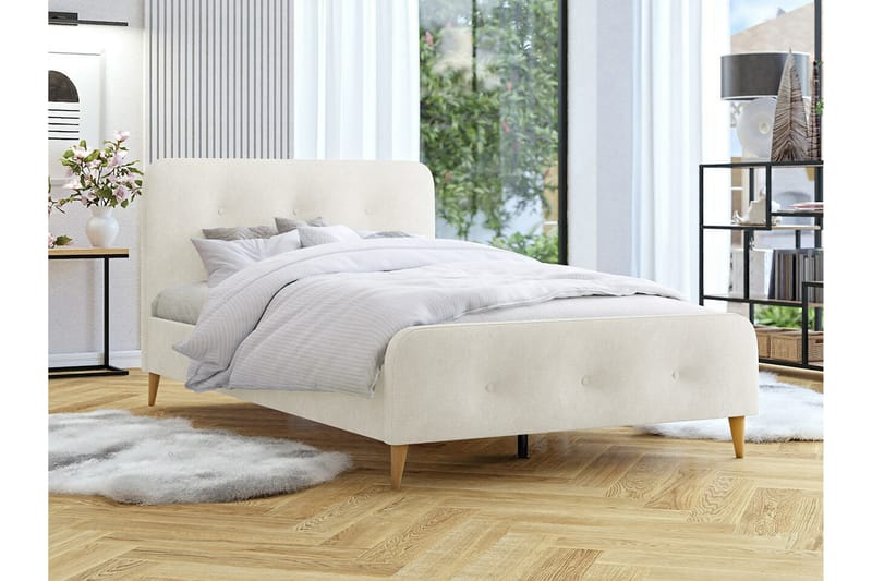 Montrase Sengeramme 180x200 cm - Cream - Møbler - Senge - Sengeramme & sengestel