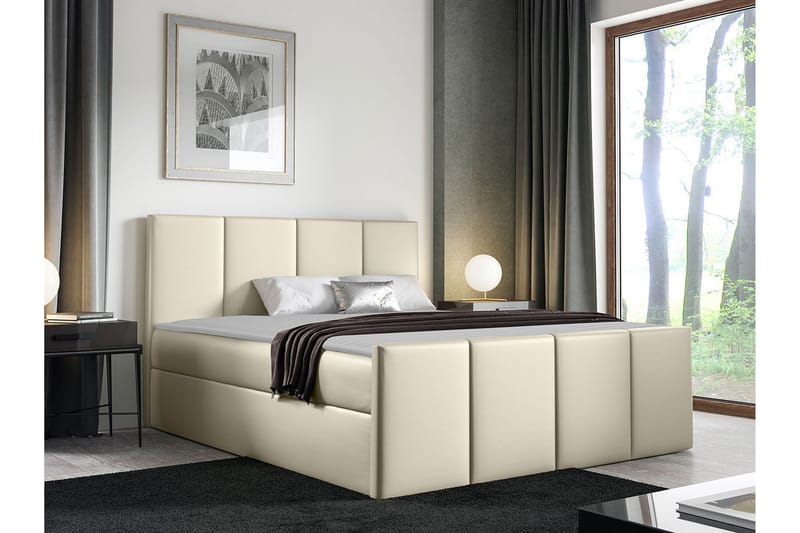 Ripon Sengeramme 120x200 cm - Beige - Møbler - Senge - Sengeramme & sengestel