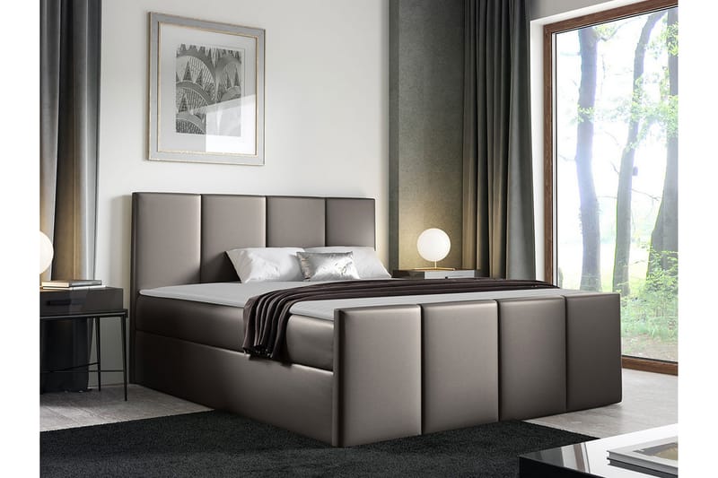 Ripon Sengeramme 140x200 cm - Beige - Møbler - Senge - Sengeramme & sengestel