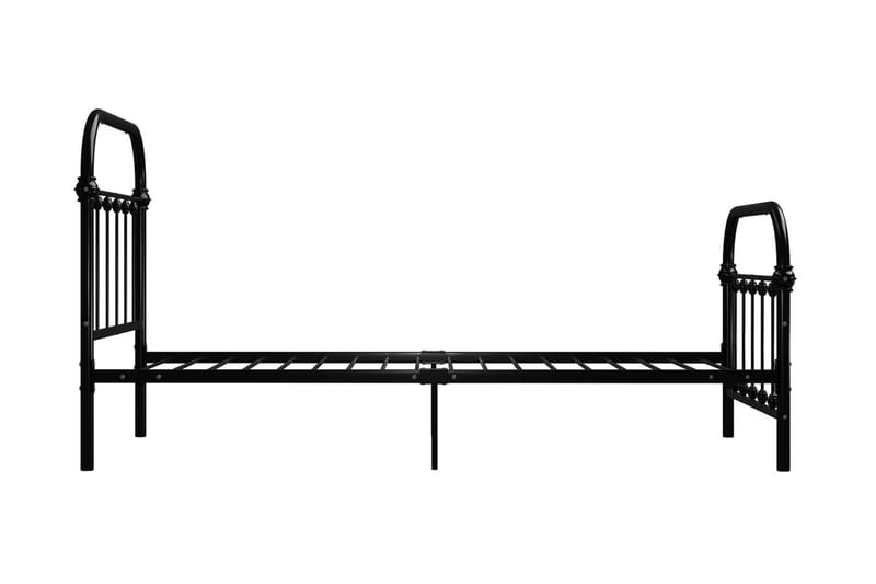 Sengestel 100x200 cm Metal Sort - Sort - Møbler - Senge - Sengeramme & sengestel