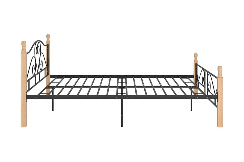 Sengestel 140x200 cm metal sort - Sort - Møbler - Senge - Sengeramme & sengestel