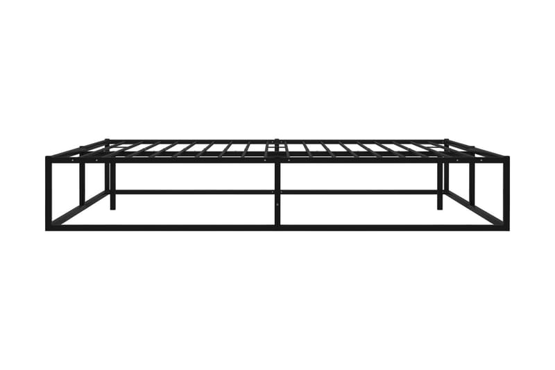 Sengestel 200x200 cm metal sort - Sort - Møbler - Senge - Sengeramme & sengestel