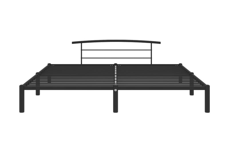 Sengestel 200x200 cm Metal Sort - Møbler - Senge - Sengeramme & sengestel