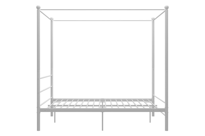 sengestel til himmelseng 160x200 cm metal hvid - Hvid - Møbler - Senge - Sengeramme & sengestel