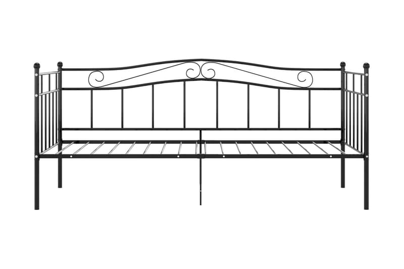 sengestel til sovesofa 90x200 cm metal sort - Sort - Møbler - Senge - Sengeramme & sengestel