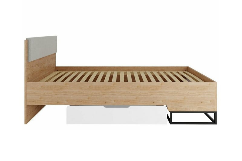 Staffin Sengeramme 90x200 cm - Hvid - Sengeramme & sengestel