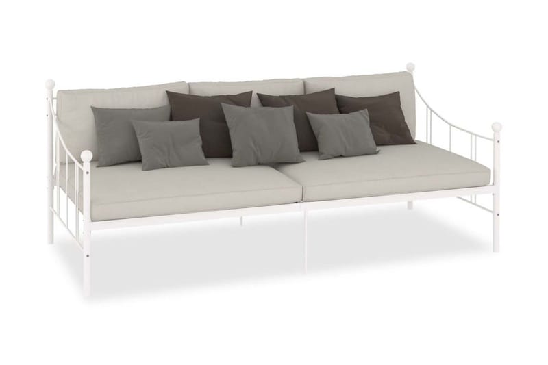 Stel Til Daybed 90X200 cm Metal Hvid - Møbler - Senge - Sengeramme & sengestel