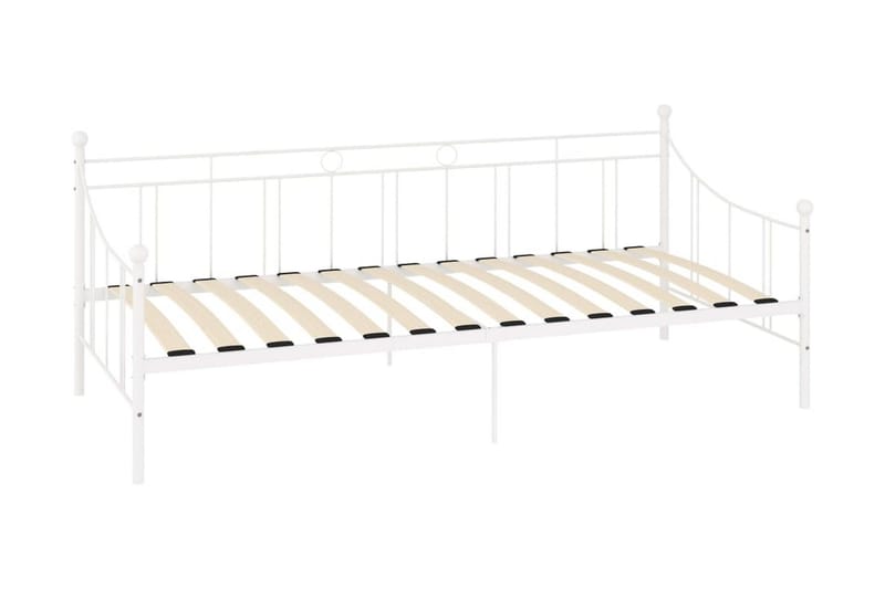 Stel Til Daybed 90X200 cm Metal Hvid - Møbler - Senge - Sengeramme & sengestel