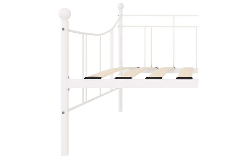 Stel Til Daybed 90X200 cm Metal Hvid - Møbler - Senge - Sengeramme & sengestel