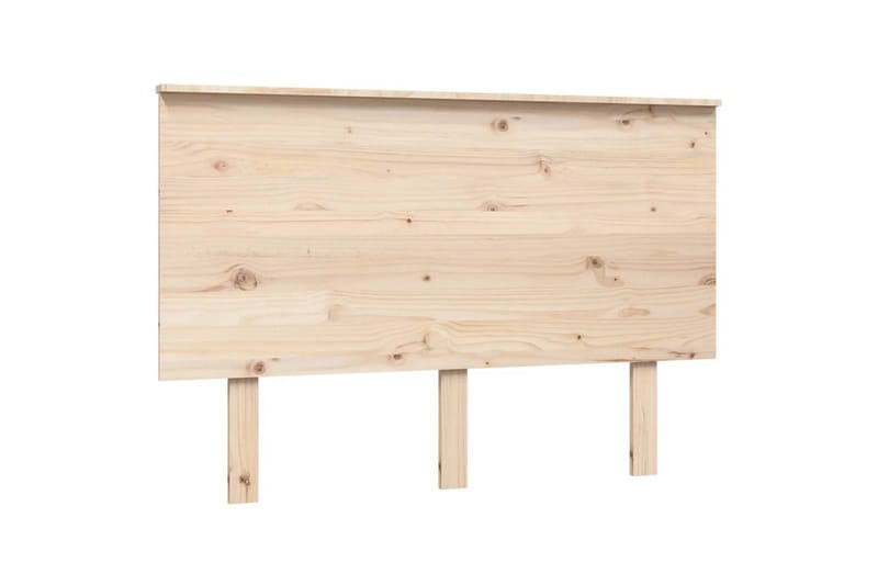 beBasic sengegærde 124x6x82,5 cm massivt fyrretræ - Brun - Møbler - Senge - Sengetilbehør & sengegavl - Sengegavle