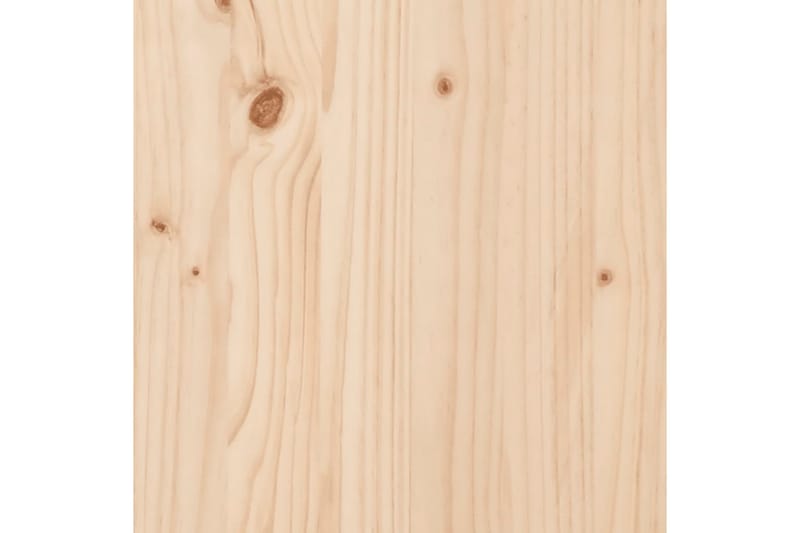 beBasic sengegærde 164x3x81 cm massivt fyrretræ - Brun - Sengegavle