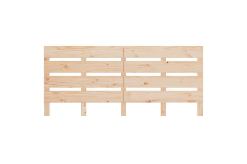 beBasic sengegavl 200x3x80 cm massivt fyrretræ - Brun - Møbler - Senge - Sengetilbehør & sengegavl - Sengegavle