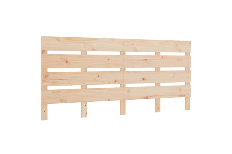 beBasic sengegavl 200x3x80 cm massivt fyrretræ - Brun - Møbler - Senge - Sengetilbehør & sengegavl - Sengegavle