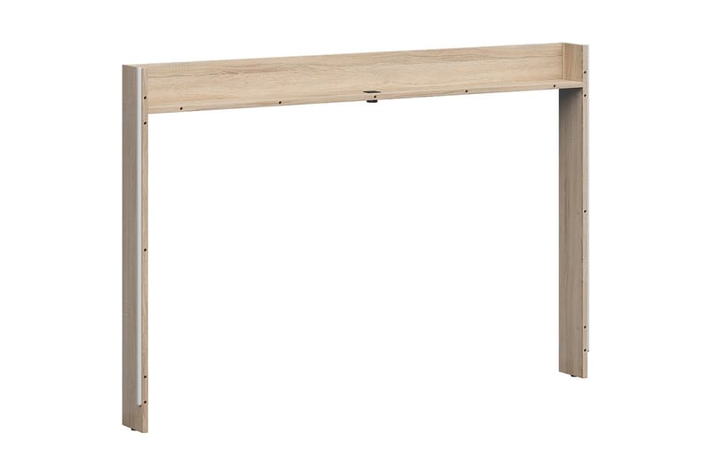 Alginet Sengeskinne 12x138 cm med USB - Natur - Møbler - Senge - Sengetilbehør & sengegavl - Opbevaring til senge