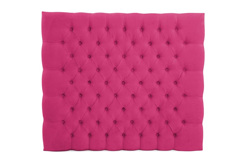 Celine sengegavl 120 cm velour - Rosa - Møbler - Senge - Sengetilbehør & sengegavl - Sengegavle