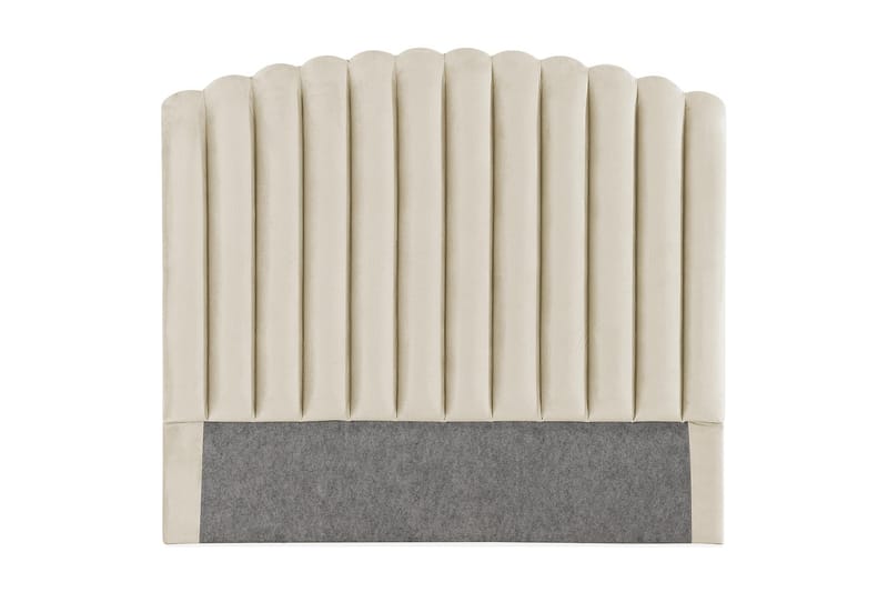 Davia Senggavel 120 cm - Beige/Velour - Møbler - Senge - Sengetilbehør & sengegavl - Sengegavle