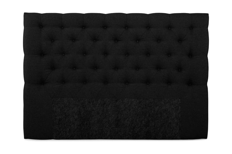 Royal sengegavl 160 cm - sort - Sengegavle - Sengegavl opbevaring